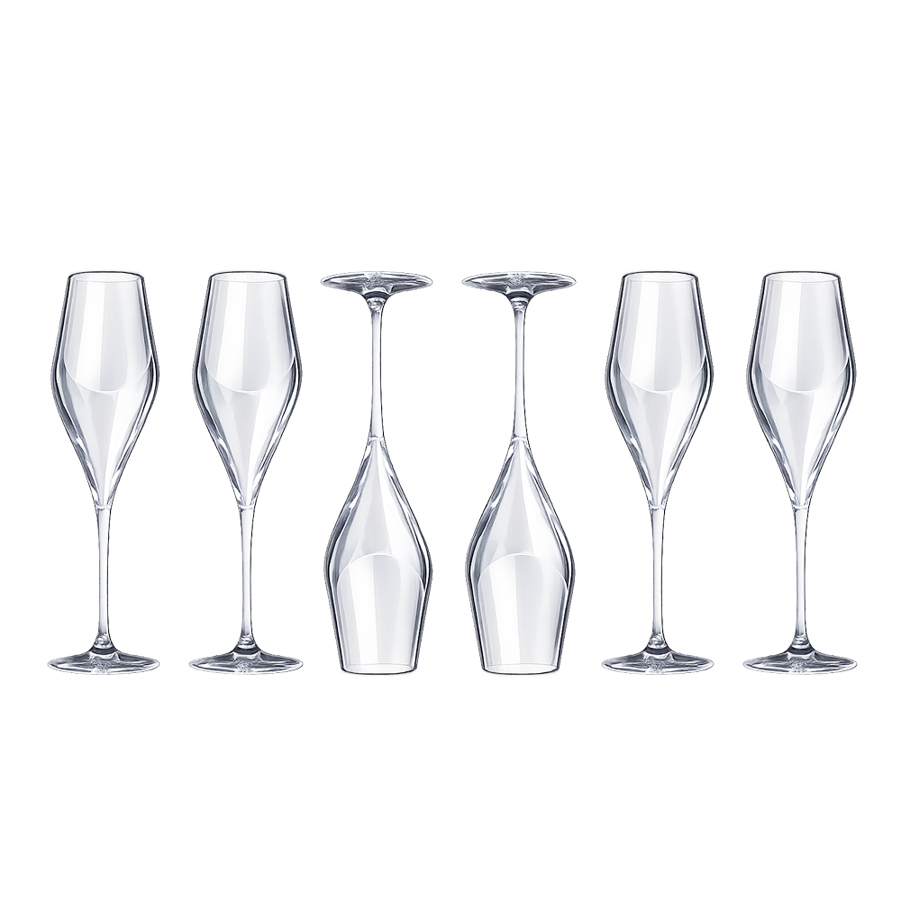 Gift box with 6 wine tasting glasses, 200 ml (6.76 fl. oz.)