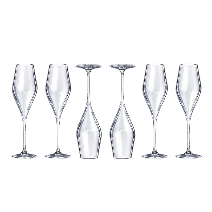 Gift box with 6 wine tasting glasses, 200 ml (6.76 fl. oz.)
